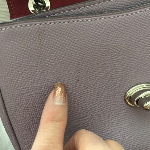 COACH Mini Cassidy Crossbody Shoulder Bag F77974 Purple Lavender - Picture 15 of 16